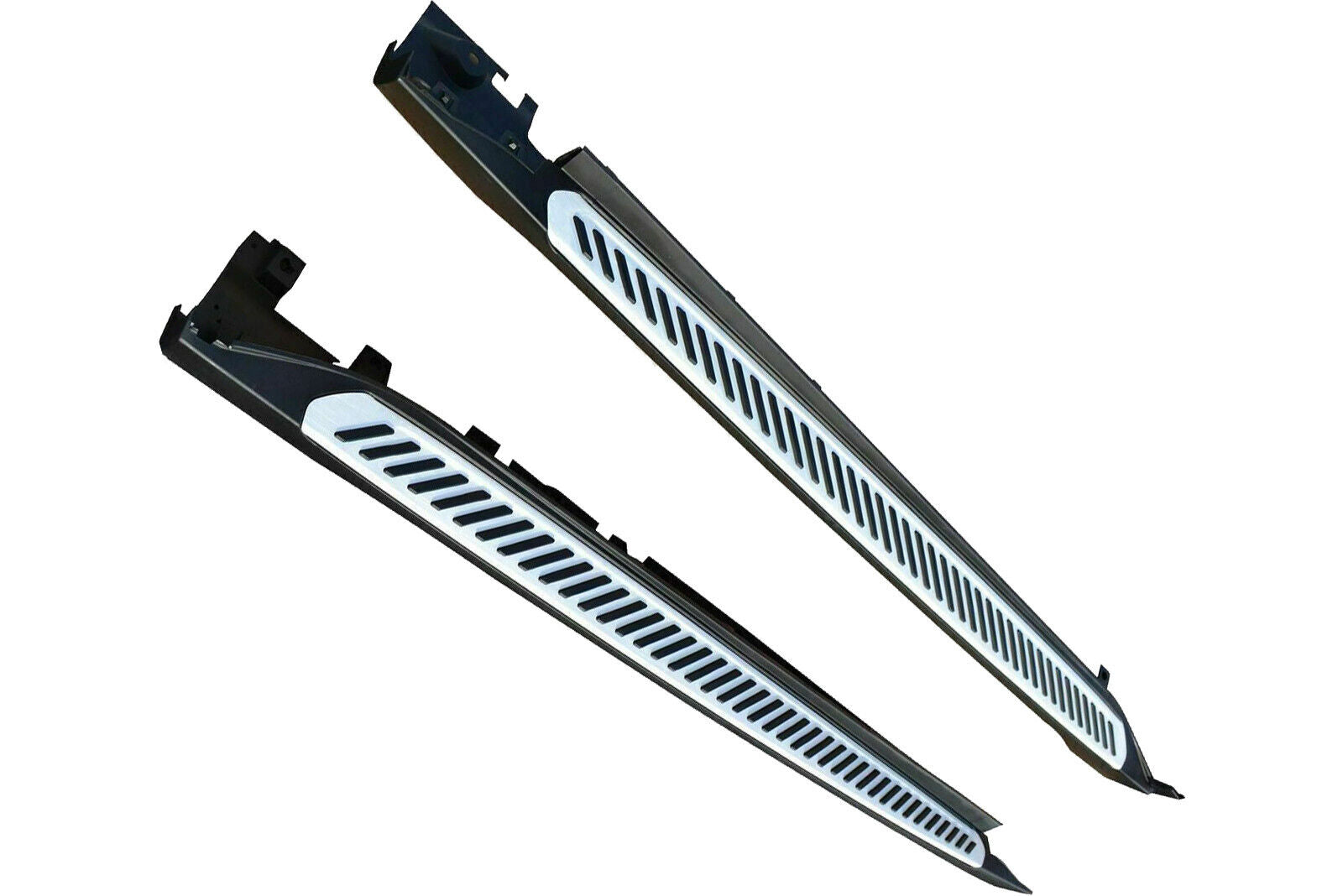 ALUMINIUM BLACK RUNNING BOARDS SIDE STEPS FOOT RAILS OE STYLE FOR BMW X6 F16 15+